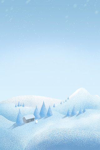 浅蓝色简约传统二十四节气大雪节气冬季海报背景